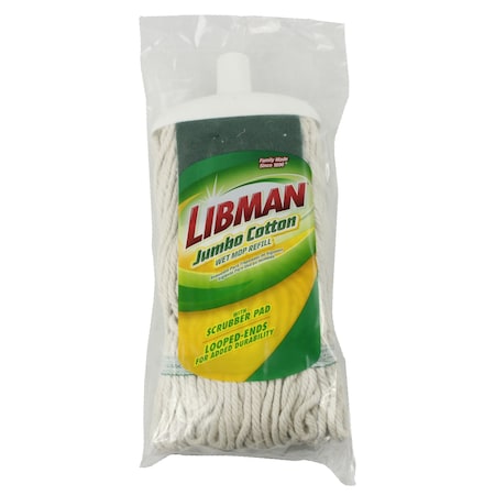 Libman Libman Jumbo 10.5 in. Wet Cotton Mop Refill 1 pk 130